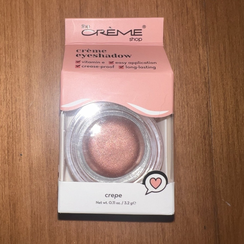 The Crème Shop Crème Eyeshadow - Crepe - 0.11 oz / 3.2g - NEW